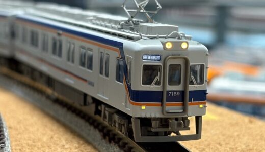 南海7100系 新塗装 2両ｘ2編成入線 初の南海です！