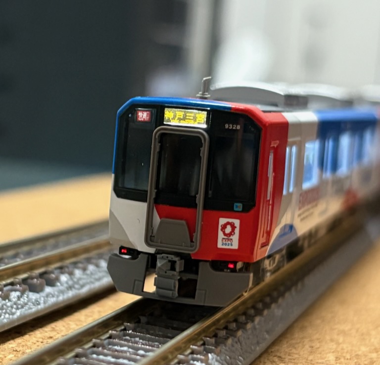 グリーンマックス近鉄9820系（万博ラッピングトレイン）ディスプレイモデル 10506＞近鉄9820系（京都・奈良線 大阪・関西万博ラッピング